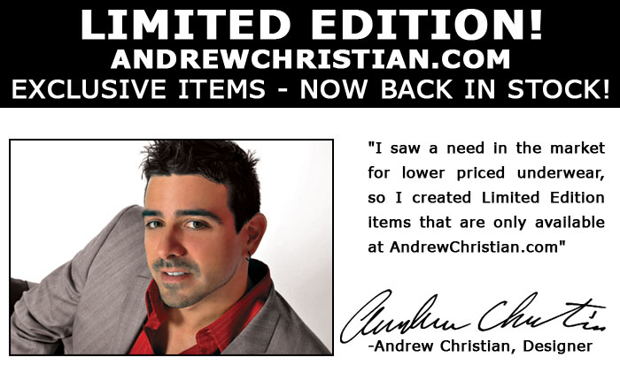 Andrew Chrisitan Limited Edition Underwear