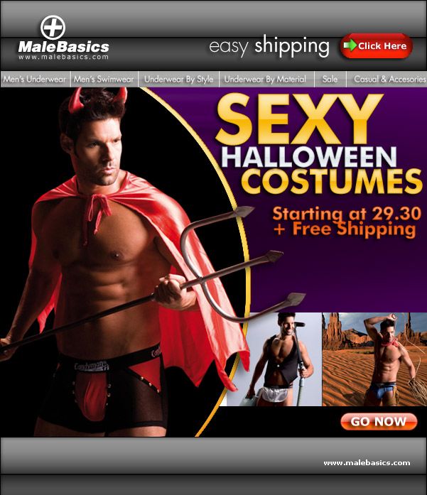 Male Basics Sexy halloween costumes from Candyman