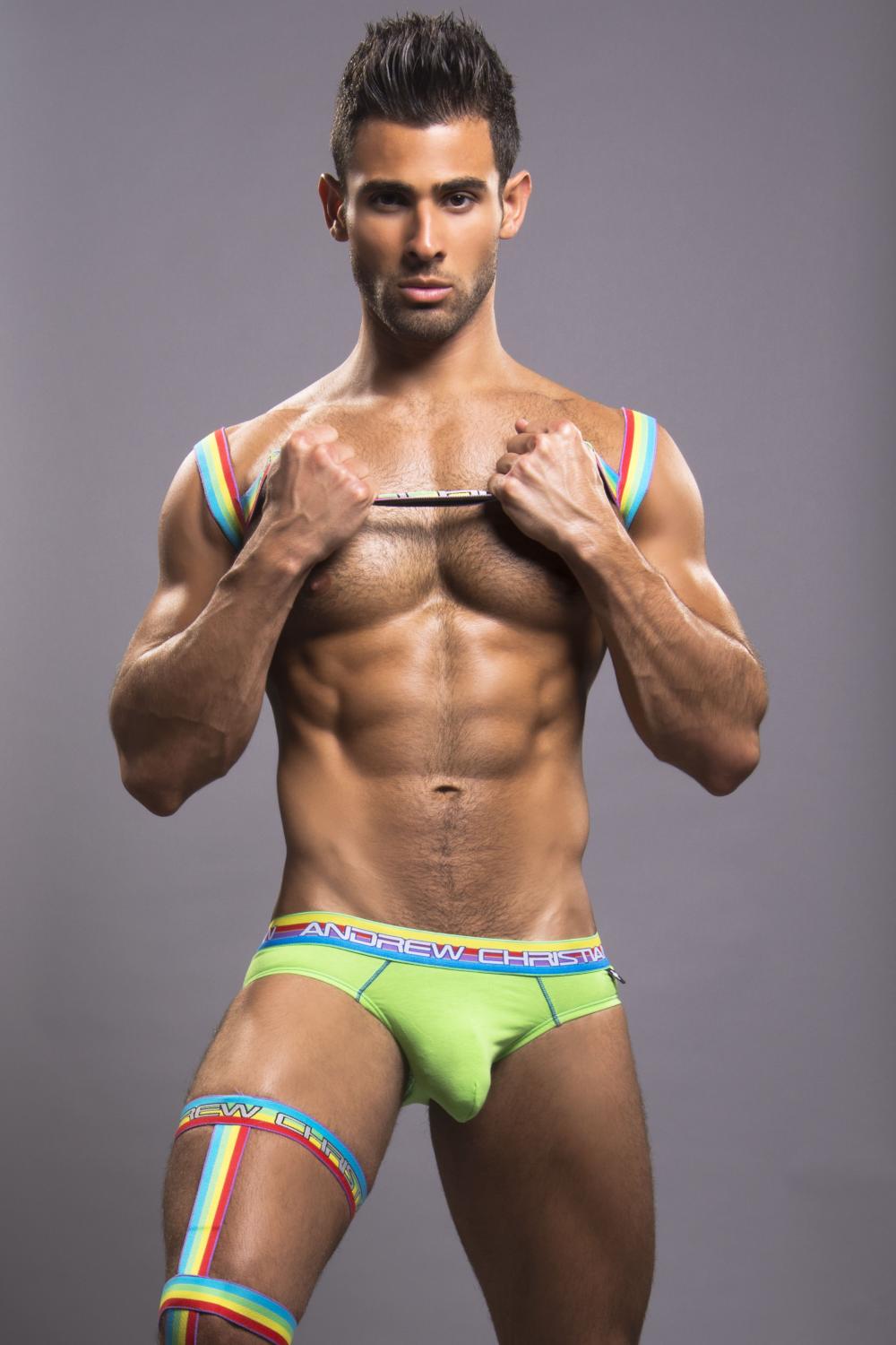 Bold and beautiful: andrew christian models go completely nude