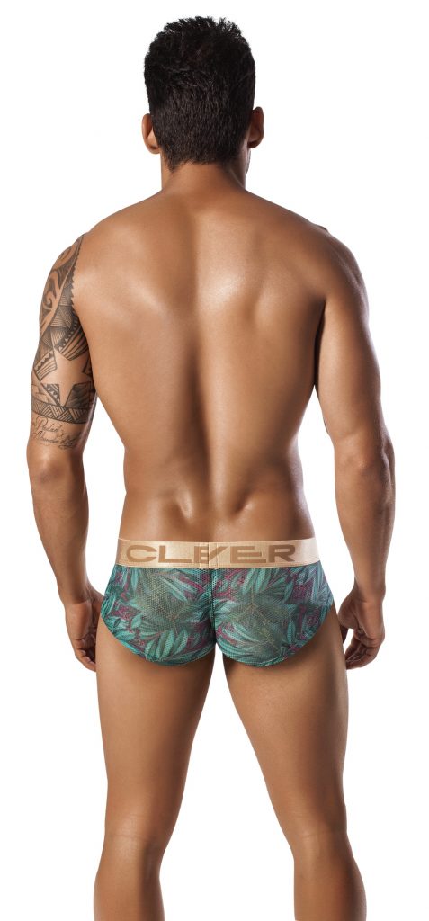 Clever Mens 1264 Burning Cold Thong- Green, XL