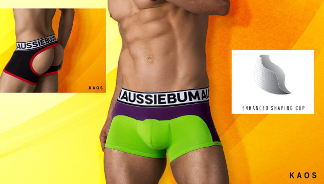 AussieBum Men orange classical original ribbed brief underwear Size S M L  XL