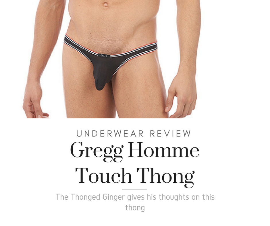 Underwear Review: Gregg Homme Touch Thong Review – Underwear News Briefs