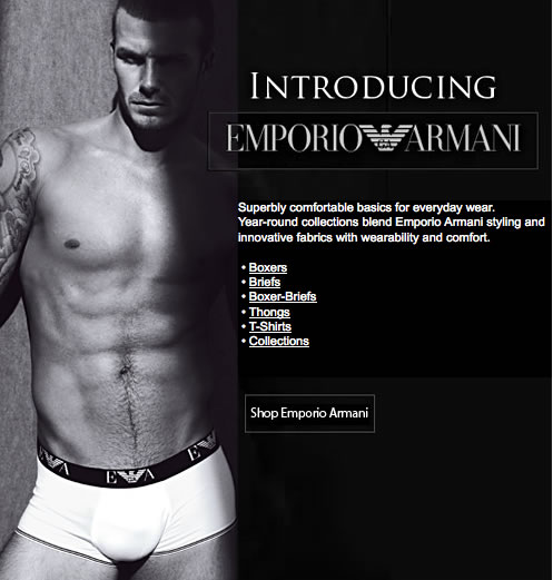 His Room - New Emporio Armani