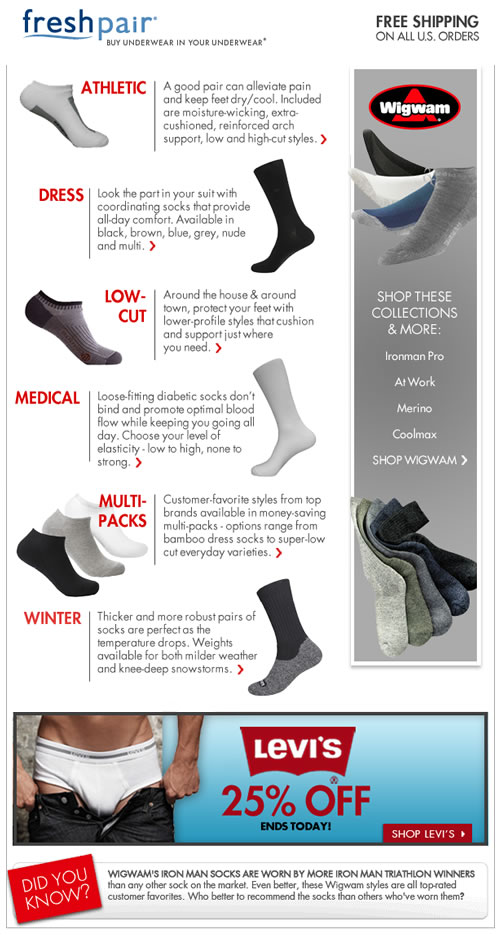 Give Your Feet a Break, Get the Right Socks at Freshpair