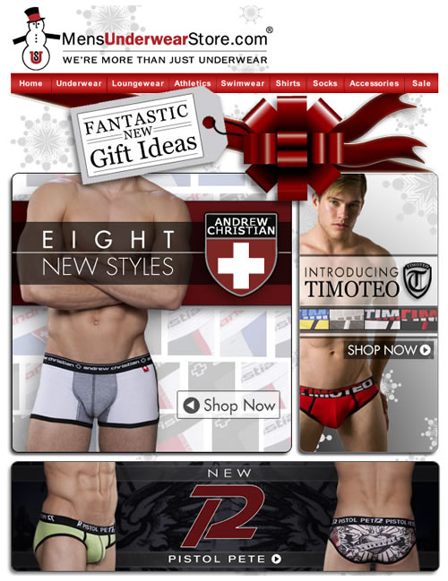 New Arrivals + Fantastic Gift Ideas at Men's Underwear Store