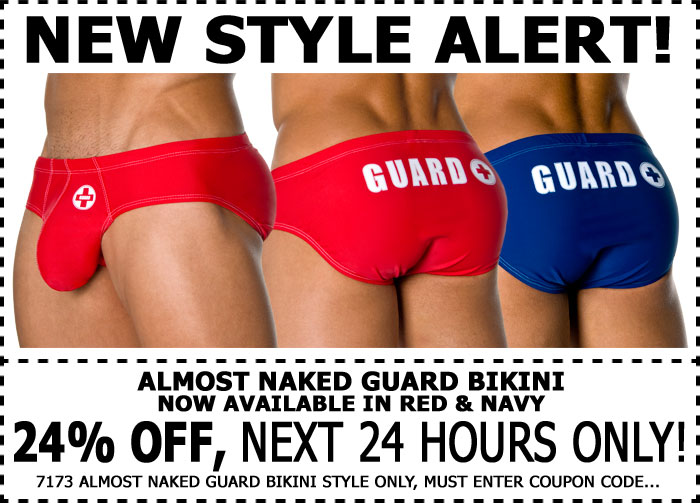 Andrew Christian New Almost Naked Guard Bikini - 24% Off 1 Day Only