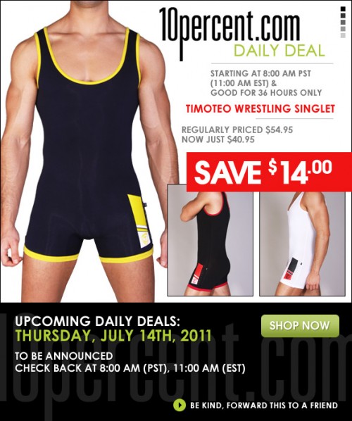 10Percent.com’s Daily Deal – Sporty New Timoteo Singlet – Underwear ...