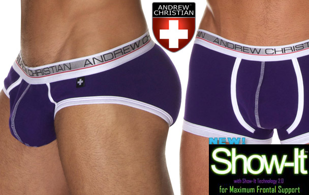 New Andrew Christian Show-It Low Profile Styles! at Top Drawers – Underwear  News Briefs