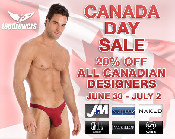 Save on Canadian Desingers at Top Drawers for Canada Day