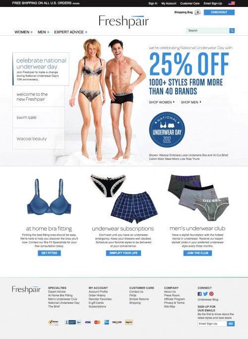 Fresh Pair – Underwear News Briefs