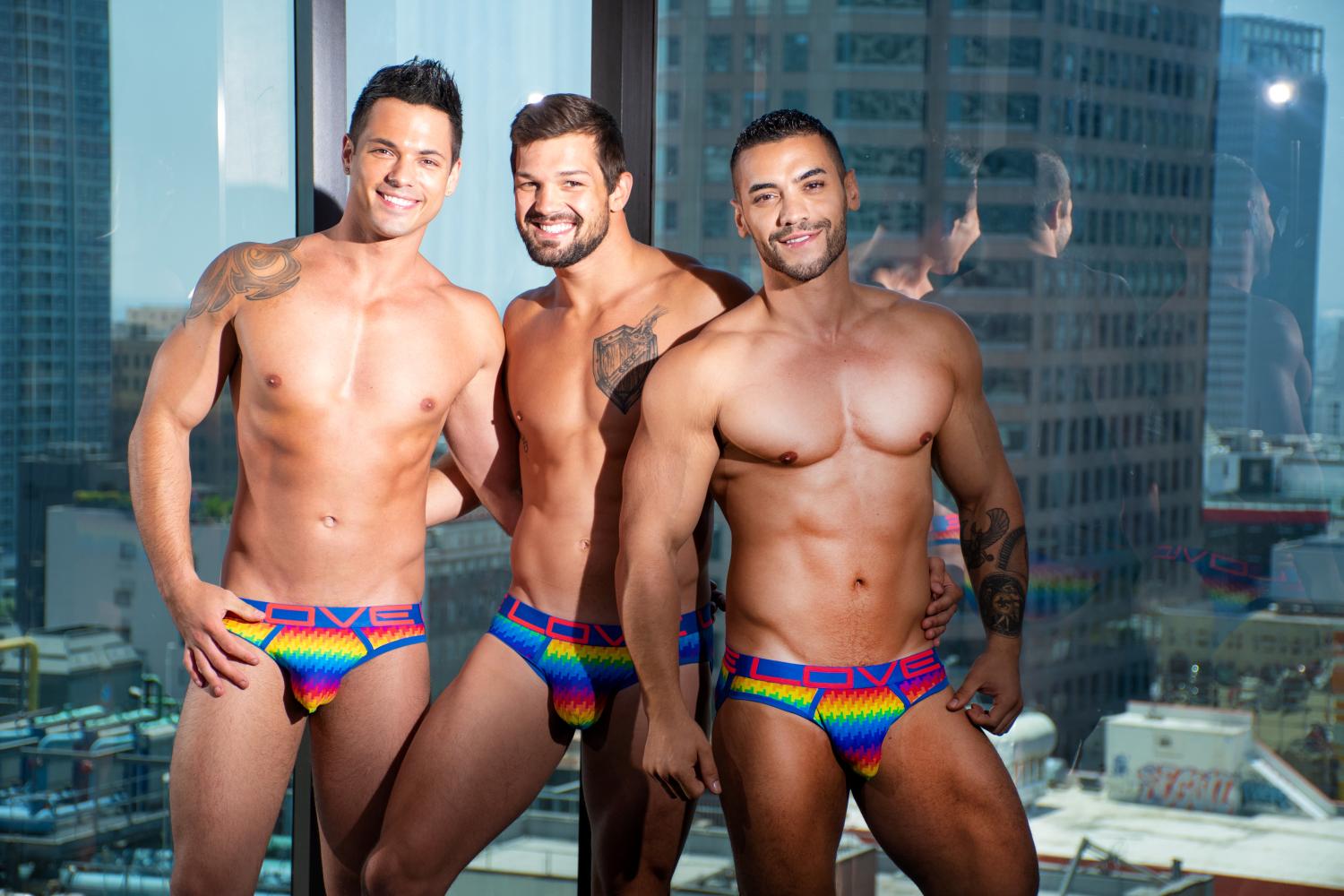 Andrew Christian has the limited edition Love Digital Pride Brief. 