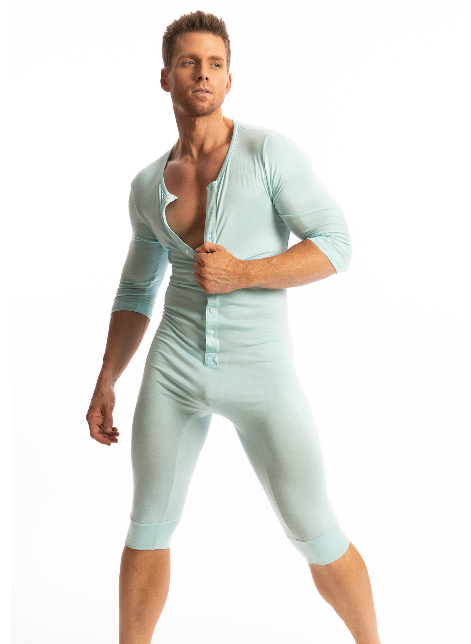 Stay warm in N2N Bodywear’s Ice Onesie Underwear News Briefs