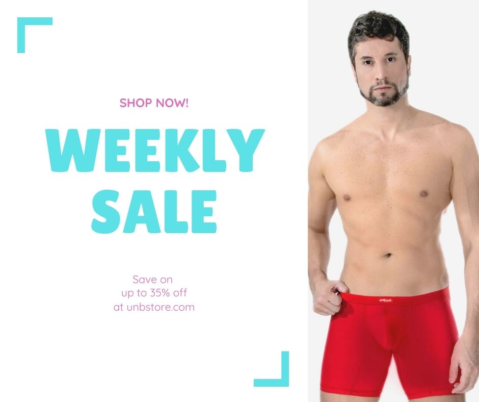 New Weekly Sale at the UNB Store – Underwear News Briefs
