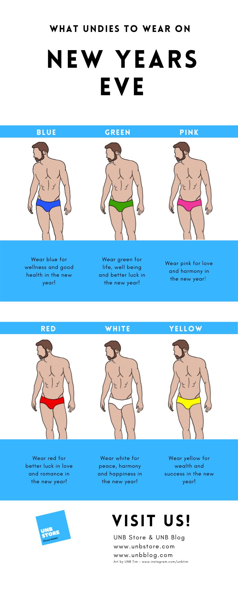 New Year's Underwear Color: Traditions Around the World – WAMA